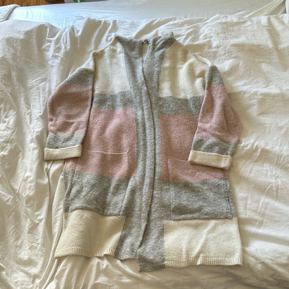 Cardigan with hood